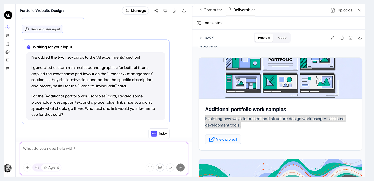 AI filling in blanks